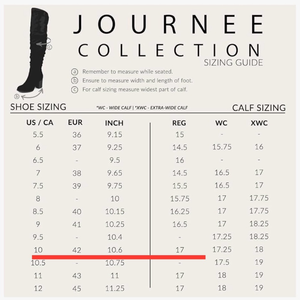 NIB Journee Collection Kaison Tall Boots Size 10 - Picture 7 of 7